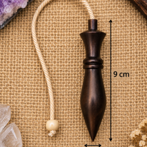 PÉNDULO KARNAK DE MADERA DE ÉBANO – 9 CM
